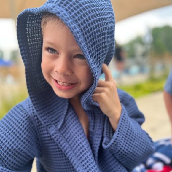 Kids Waffle Robe 1-3 - Picture 2 of 7